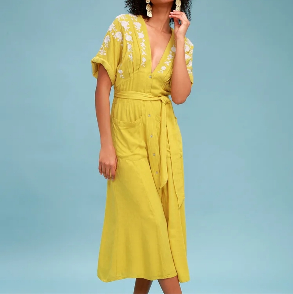 Free people  Love to love you embroidered dress - Picture 2 of 3